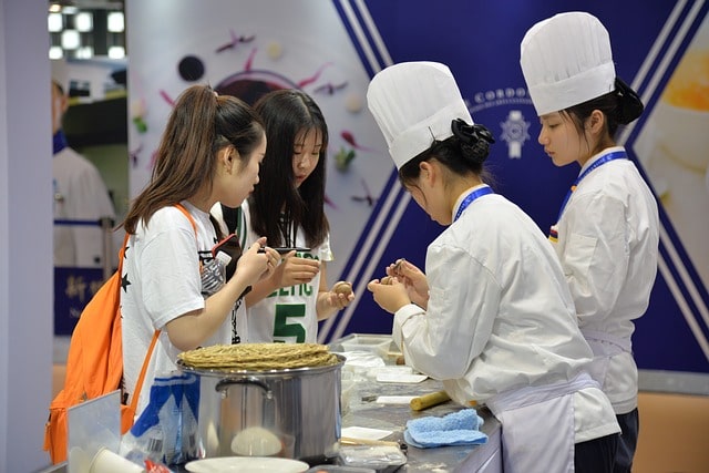 skills competition at kamaxi culinary school in india